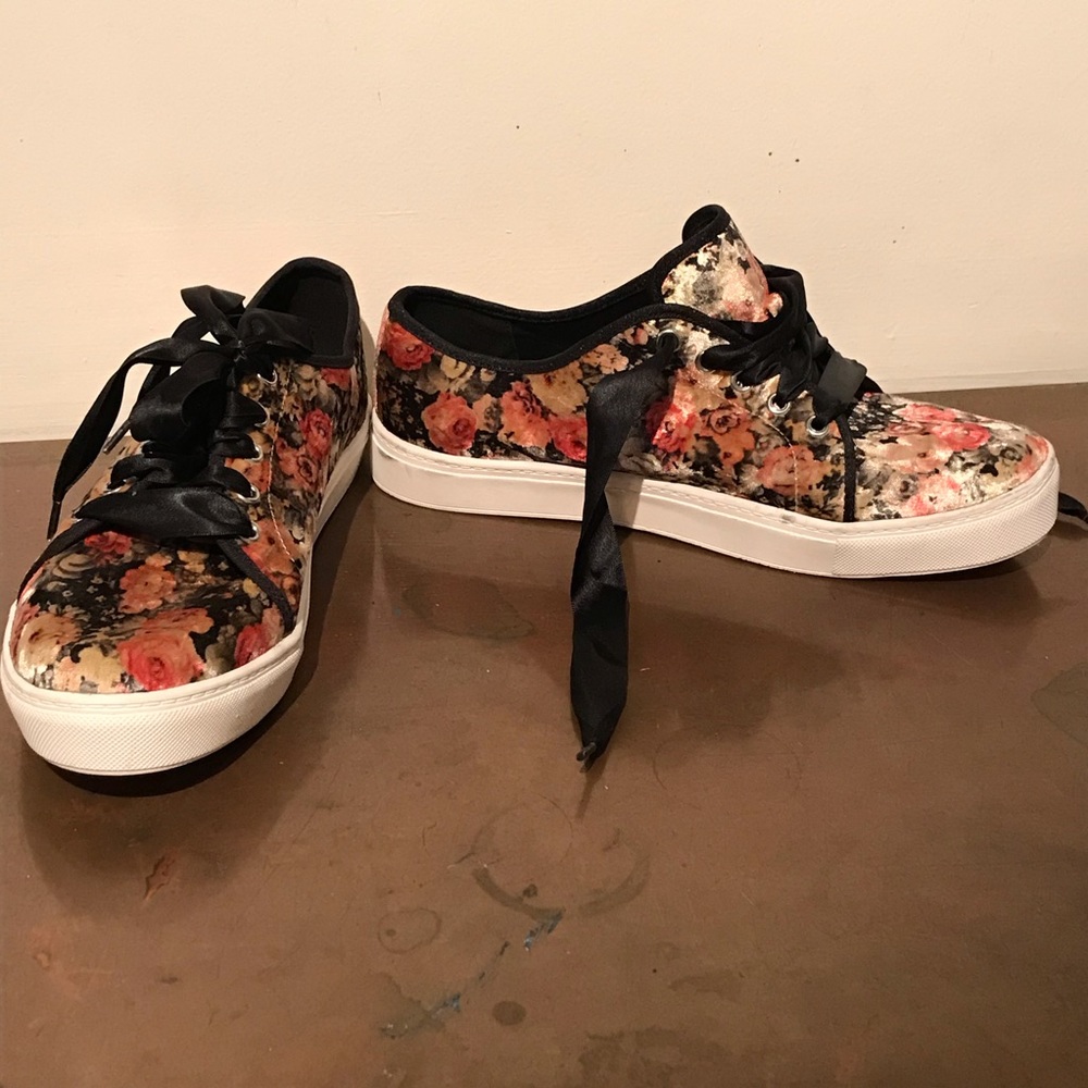 Chinese Laundry velvet lace up shoes size 9.5 new - Picture 2 of 8
